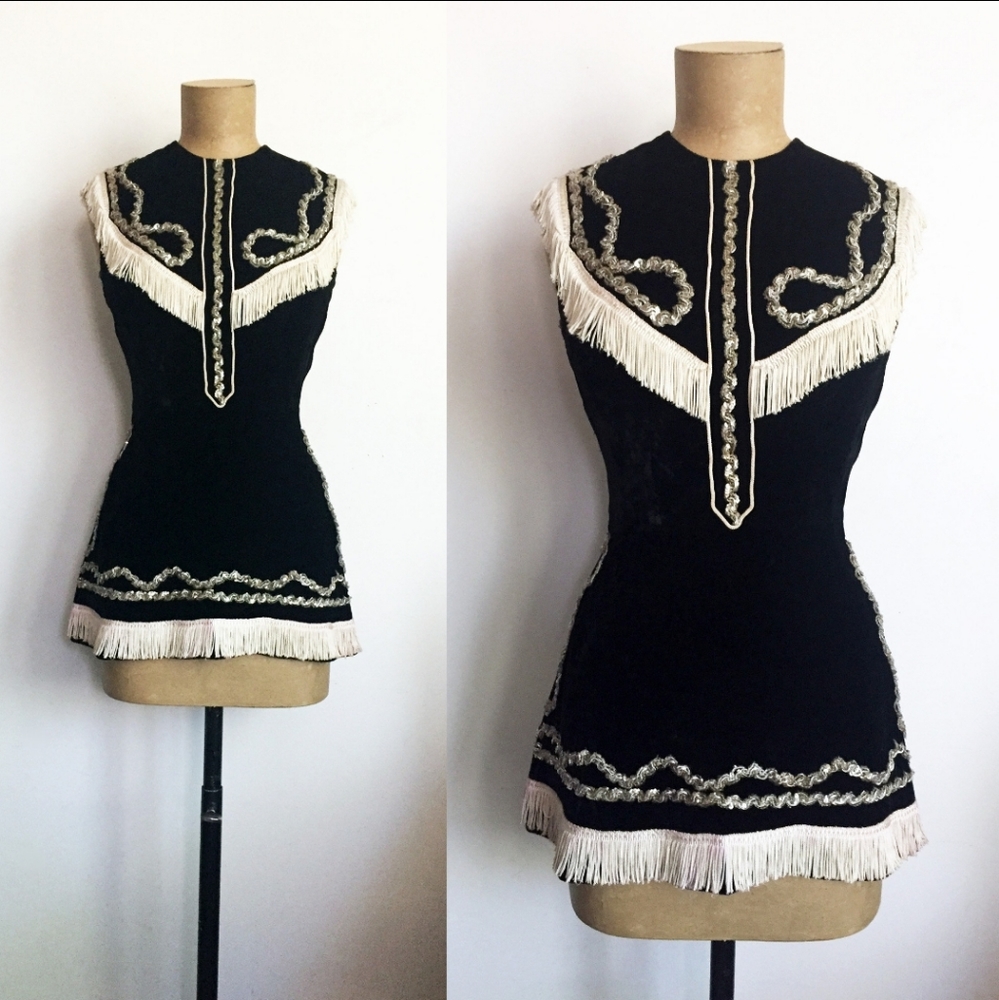 1940s 1950s cowgirl western dress